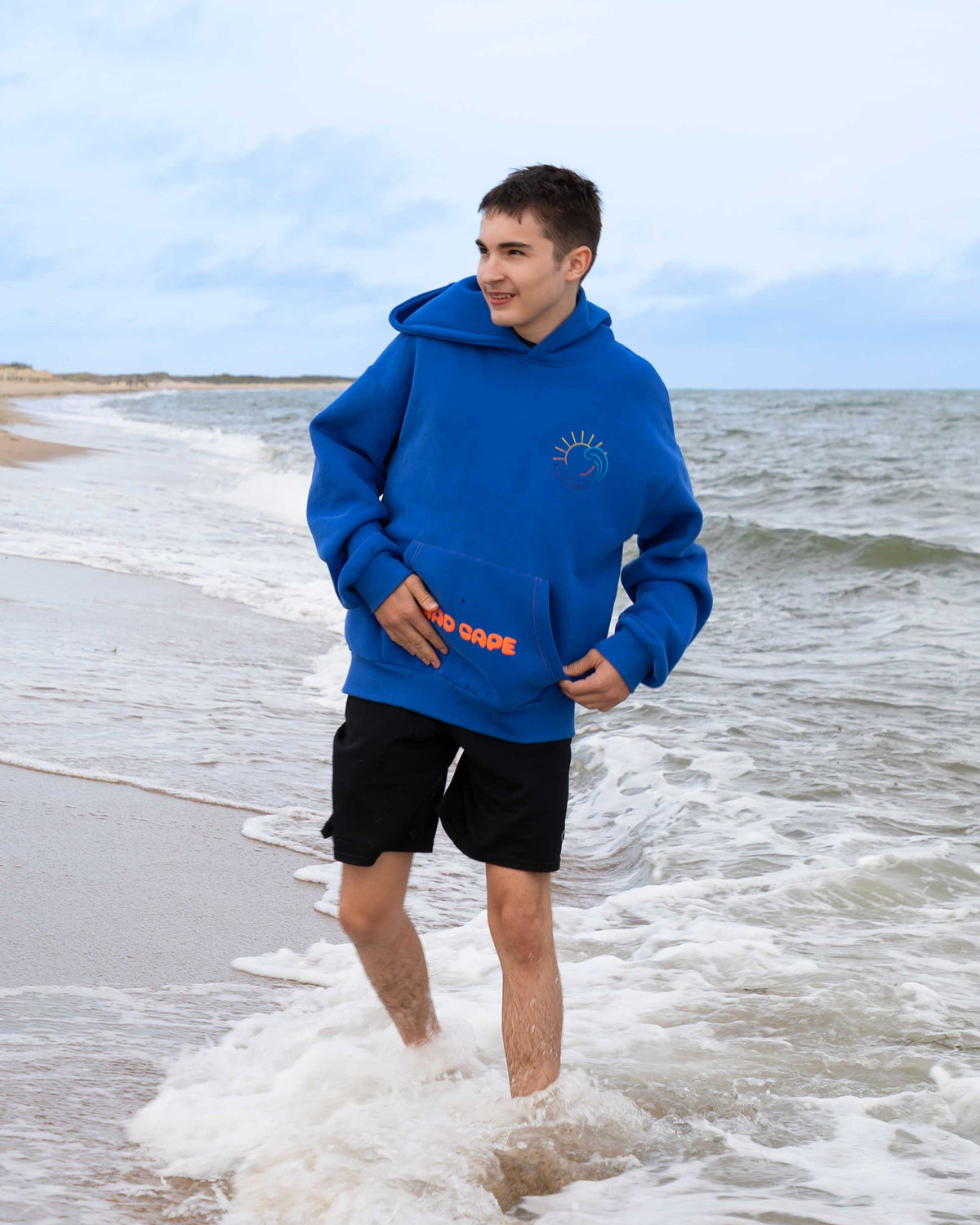 "First Wave" Blue Horizon Oversized Hoodie (Pre-Order Shipping Time Applies)