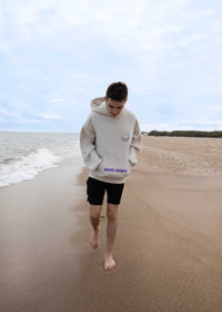 "First Wave" Sand Tan Oversized Hoodie (Pre-Order Shipping Time Applies)