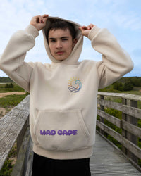 "First Wave" Sand Tan Oversized Hoodie (Pre-Order Shipping Time Applies)