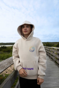 "First Wave" Sand Tan Oversized Hoodie (Pre-Order Shipping Time Applies)