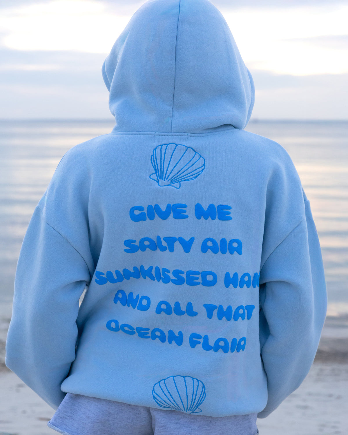 "First Wave" Blue Lagoon Oversized Hoodie (FAST SHIPPING!!)