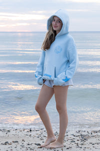 "First Wave" Blue Lagoon Oversized Hoodie (FAST SHIPPING!!)