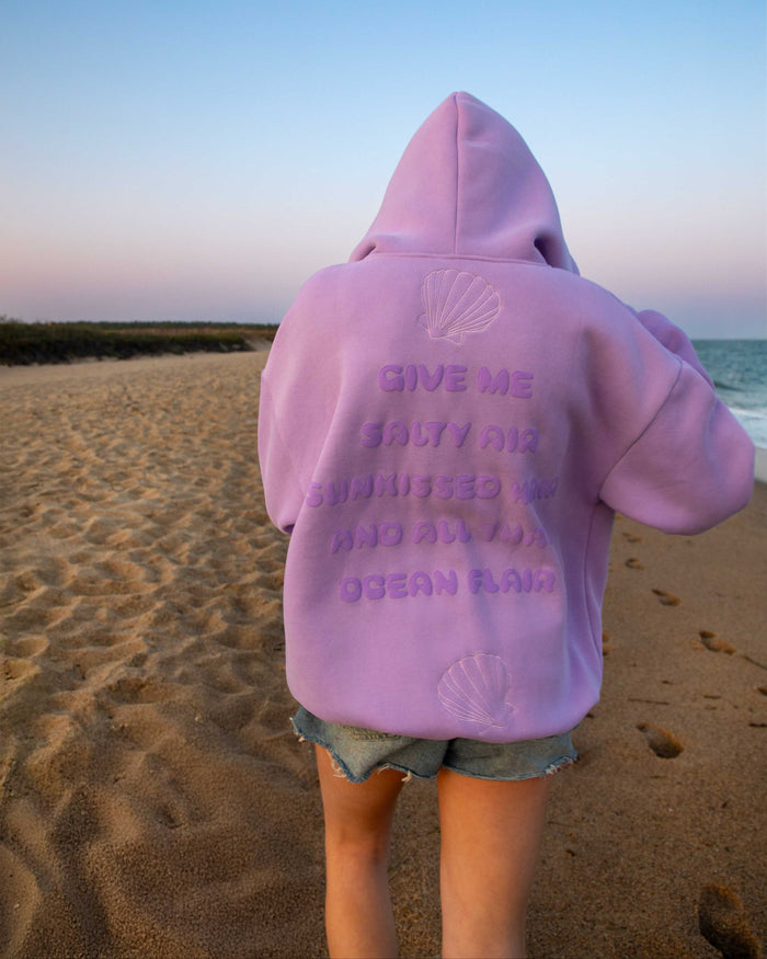 "First Wave" Sunset Purple Oversized Hoodie (FAST SHIPPING!!)