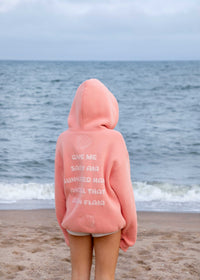 "First Wave" Surf Pink Oversized Hoodie (FAST SHIPPING!!)